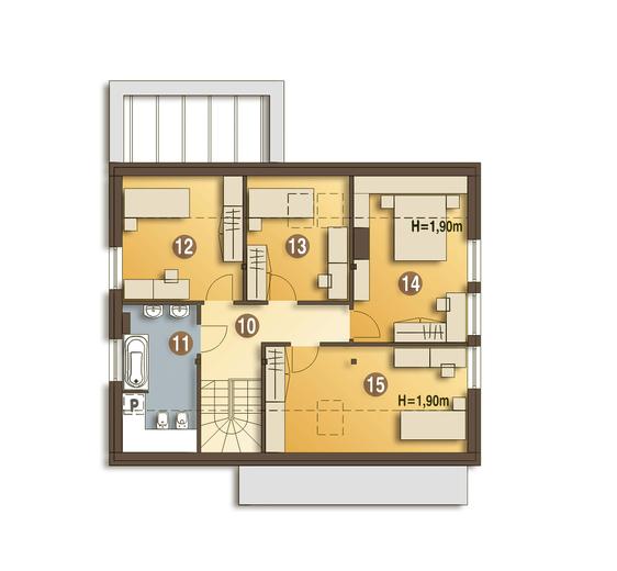 Emma trend z garażem 1-st. [A]