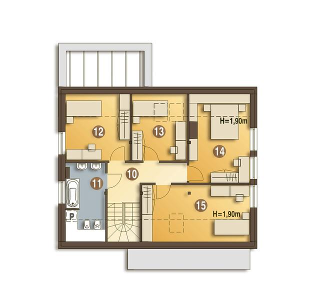 Emma trend z garażem 1-st. [A]