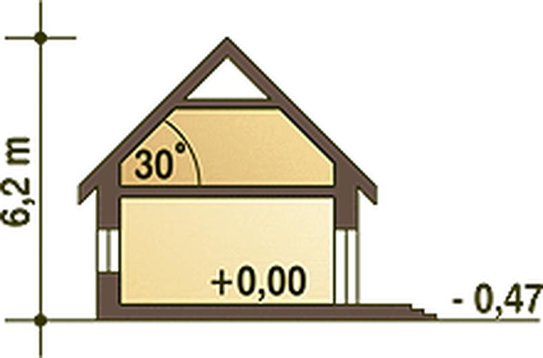 Filipek z garażem 1-st. [A-BL]