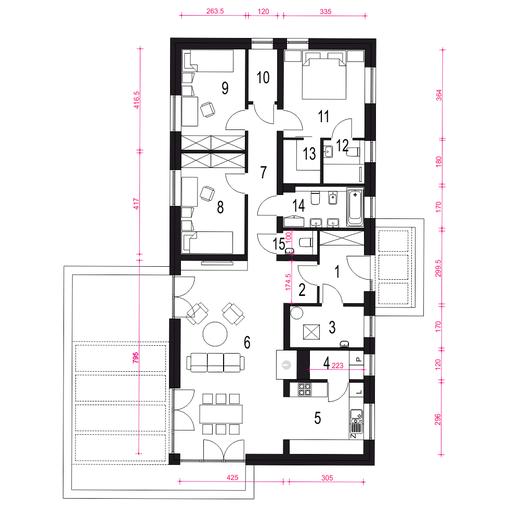 Flora bez garażu [B]