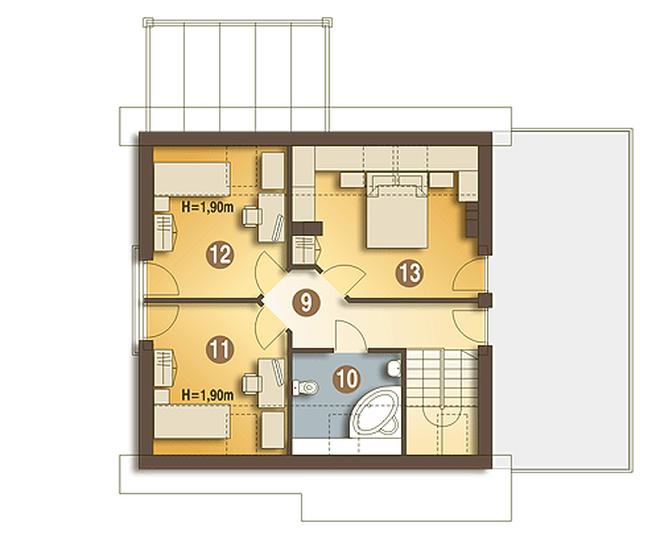 Franek z garażem 1-st. [A]