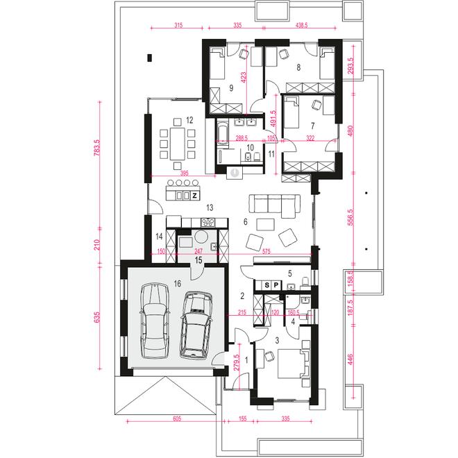 Galena II z garażem 2-st. [A]