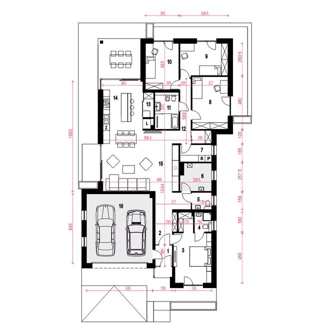 Galena III z garażem 2-st. [A]