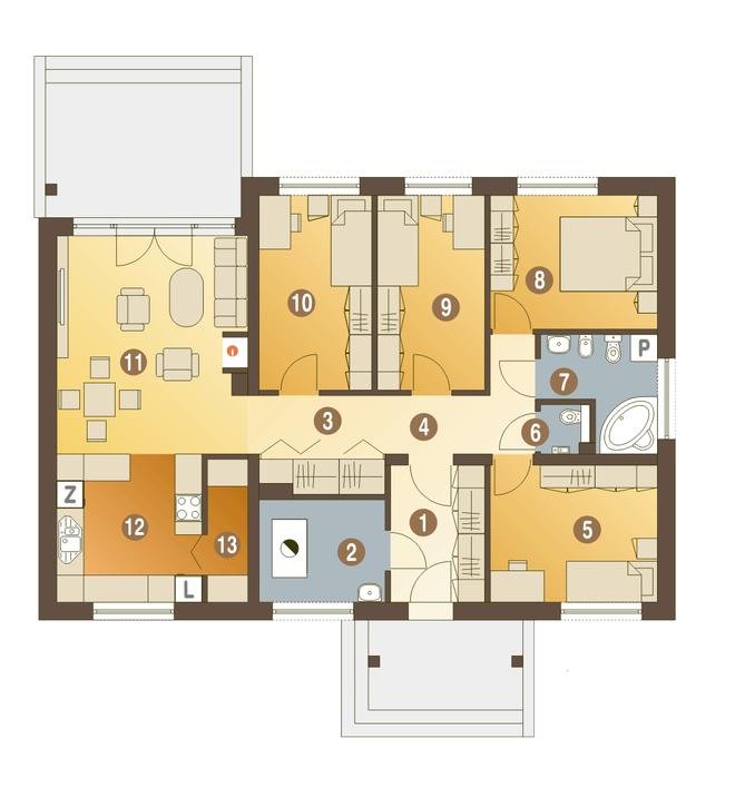 Gąska II bez garażu [B]