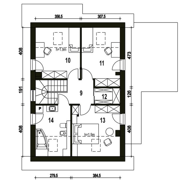 Głuszec z wiatą [A1]