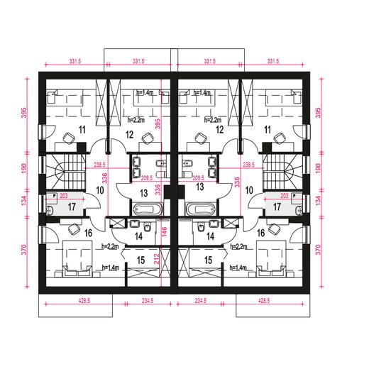 Głuszec III Mode z garażem 1-st. [A-BL]