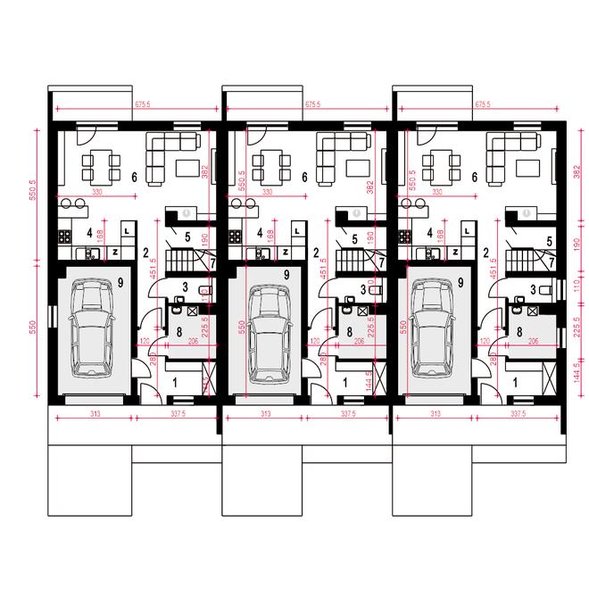 Głuszec III Mode z garażem 1-st. [A-SZ]