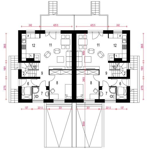 Grab z garażem 1-st. [A1-BL1]