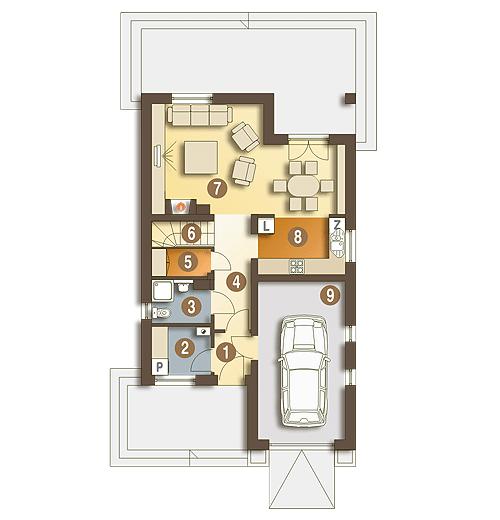 Greta III trend z garażem 1-st. [A]