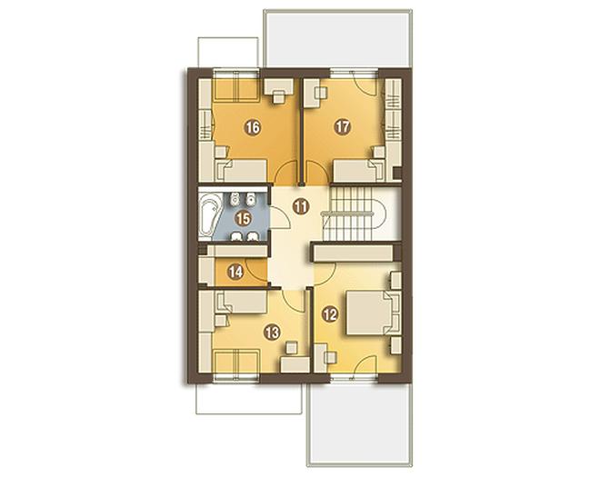 Gwarek z garażem 1-st. [A]