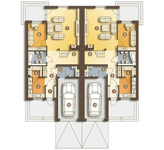 Gwarek z garażem 1-st. [A-BL1]