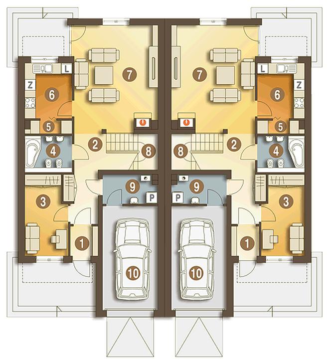 Gwarek II z garażem 1-st. [A-BL1]