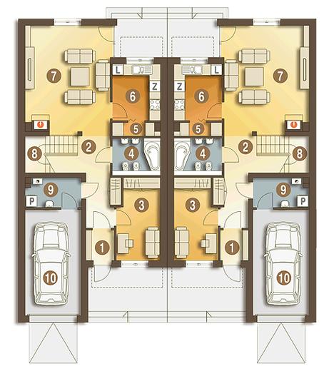 Gwarek II z garażem 1-st. [A-BL2]