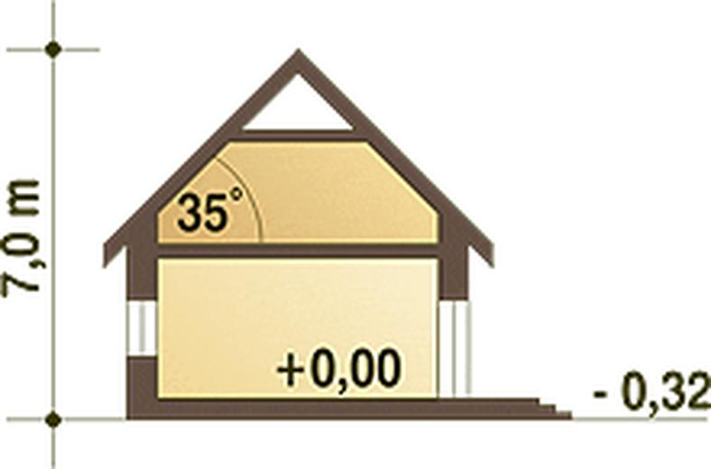Hirek trend z garażem 1-st. [A]