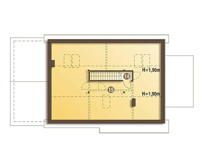 Hirek trend z garażem 1-st. [A]