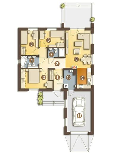 Hugo z garażem 1-st. [A2]