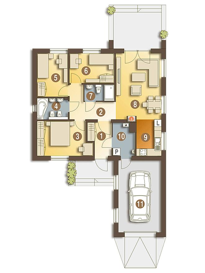 Hugo z garażem 1-st. [A2]