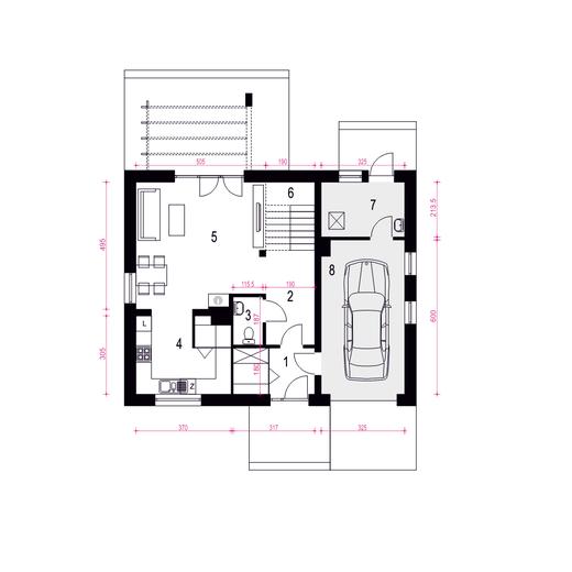 Igor z garażem 1-st. [A]