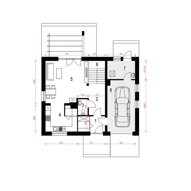 Igor z garażem 1-st. [A]