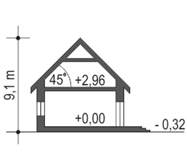 Igor z garażem 1-st. [A-BL]