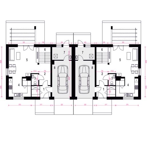 Igor z garażem 1-st. [A-BL]