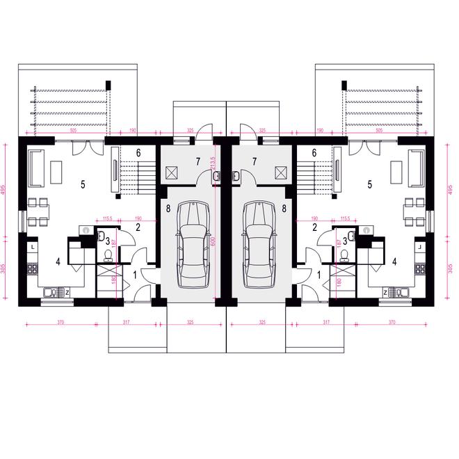 Igor z garażem 1-st. [A-BL]