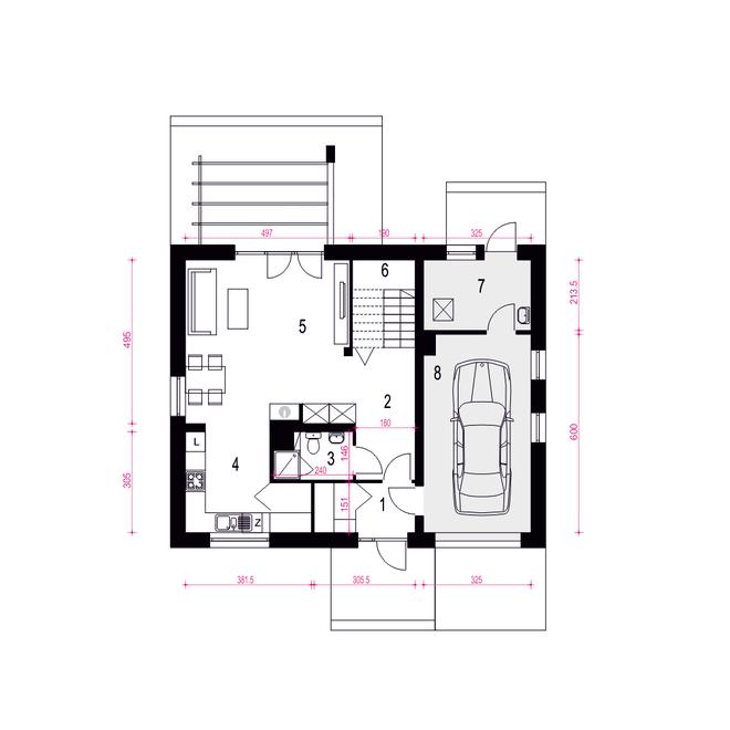 Igor IV z garażem 1-st. [A]
