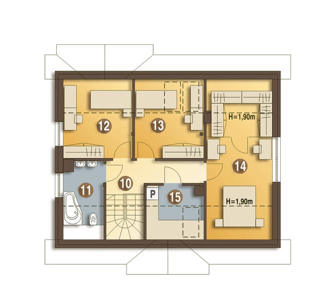 Inka z garażem 1-st. [A]