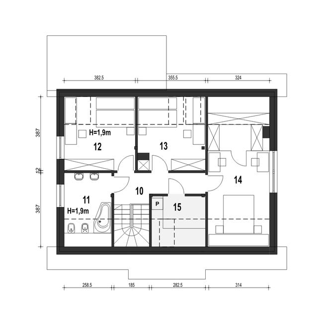 Inka IV z garażem 1-st. [A]
