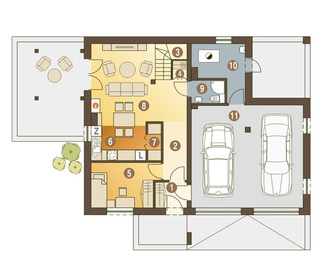 Jarząbek z garażem 2-st. [A1]