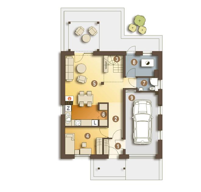 Jarząbek II z garażem 1-st. [A]