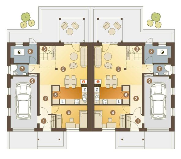 Jarząbek II z garażem 1-st. [A-BL2]