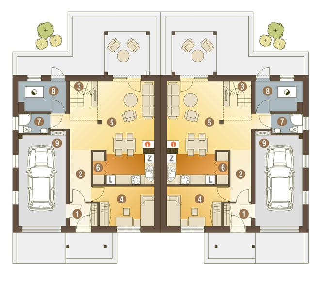 Jarząbek II z garażem 1-st. [A-BL2]