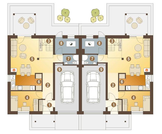 Jarząbek II z garażem 1-st. [A1-BL1]