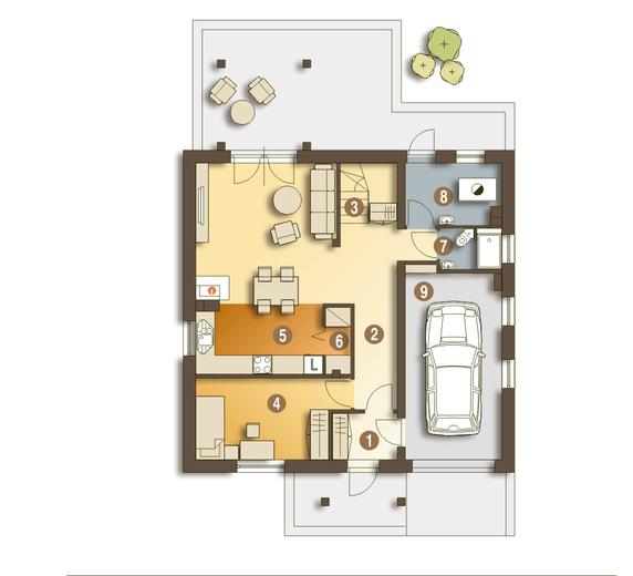 Jarząbek III z garażem 1-st. [A]