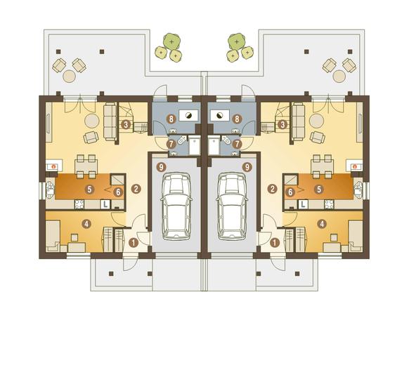 Jarząbek III z garażem 1-st. [A-BL1]