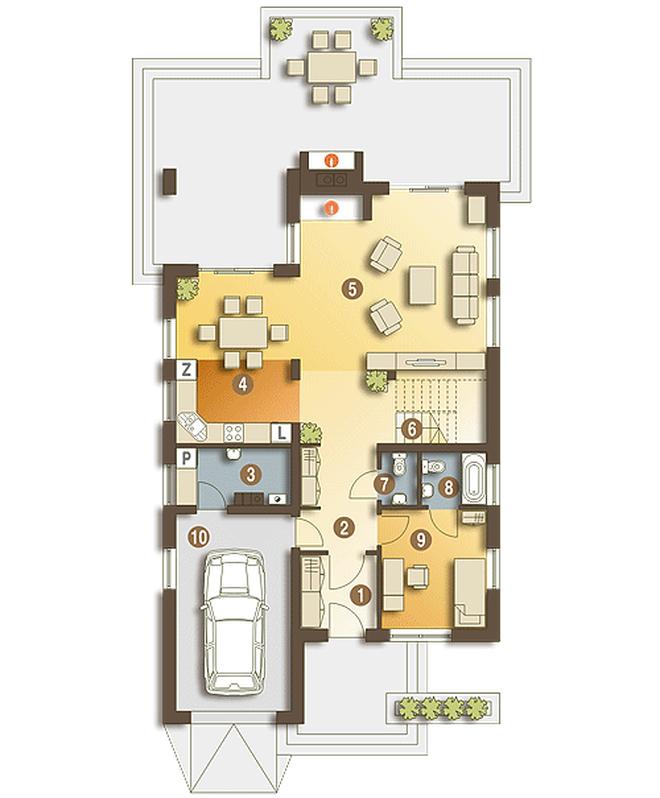 Jola z garażem 1-st. [A]