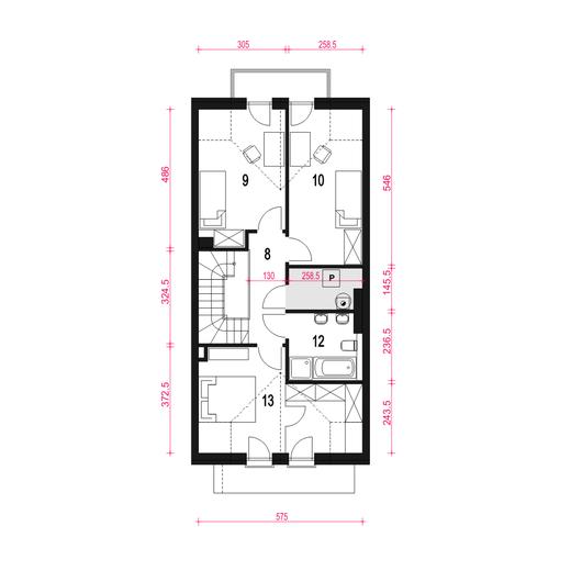 Jukka z garażem 1-st. [A-SZ]