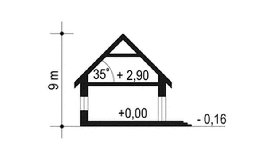 Jukka z garażem 1-st. [A1-SZ]