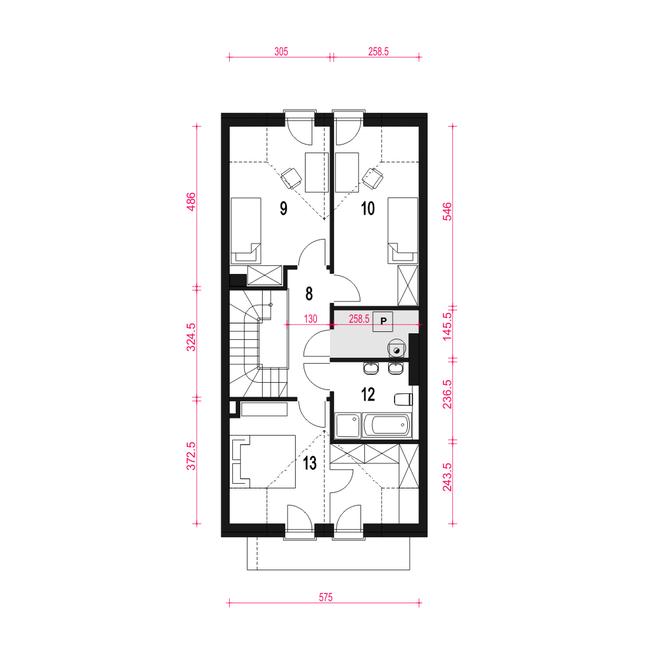 Jukka z garażem 1-st. [A1-SZ]