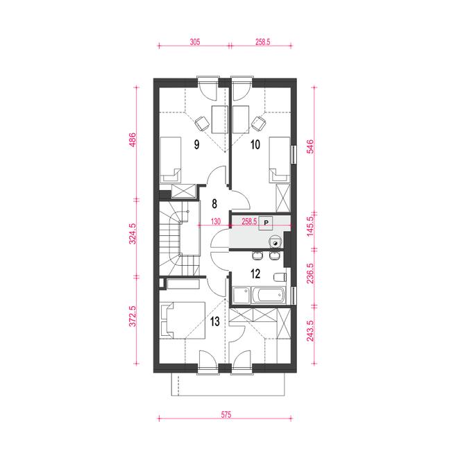 Jukka z garażem 1-st. [A1-SZP]
