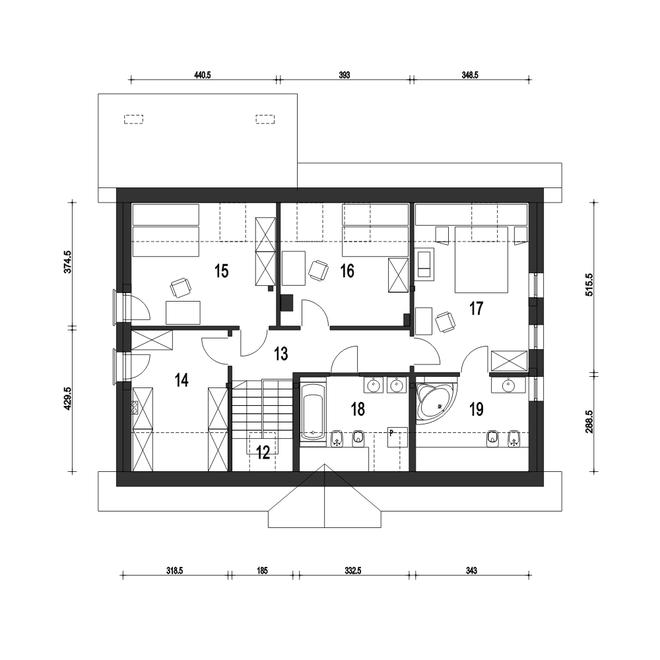 Julia z garażem 1-st. [A1]