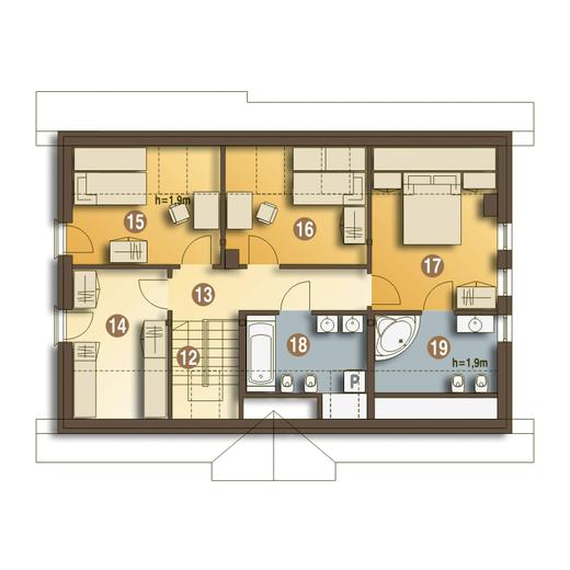 Julia II z garażem 1-st. [A]