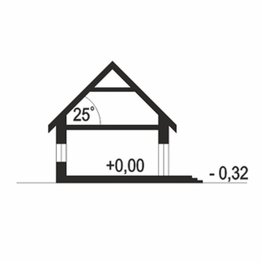 Kalcyt z garażem 1-st. [A]