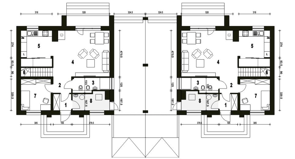 Lerka z wiatą [A-BL1]