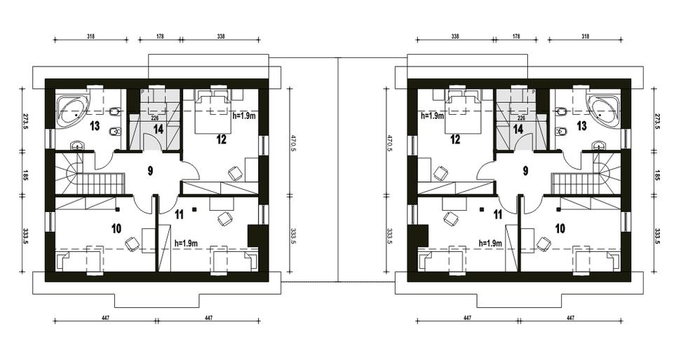 Lerka z wiatą [A-BL1]