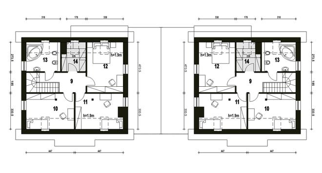 Lerka z wiatą [A-BL1]