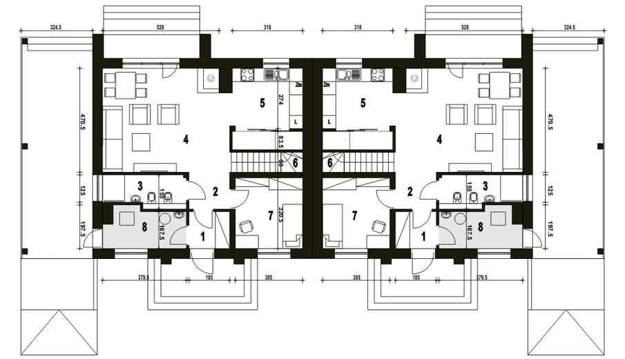 Lerka z wiatą [A-BL2]