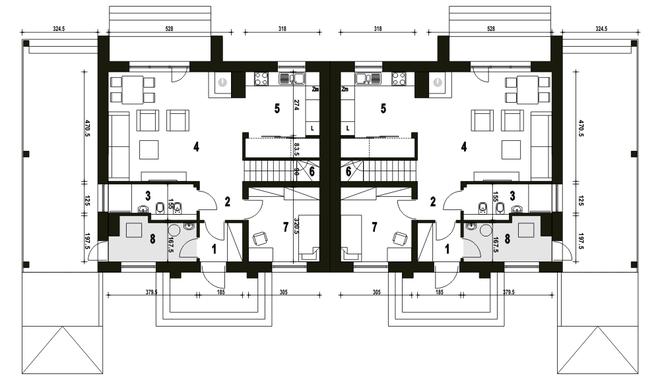 Lerka z wiatą [A-BL2]