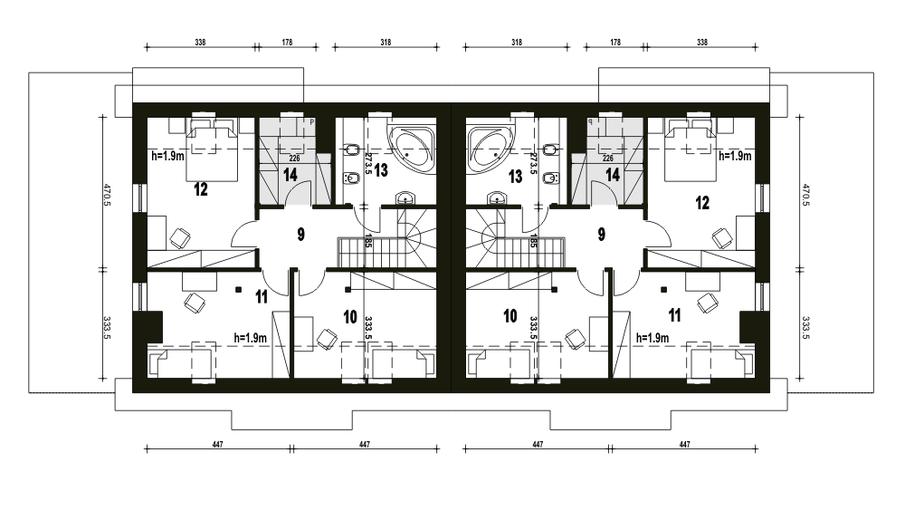 Lerka z wiatą [A-BL2]